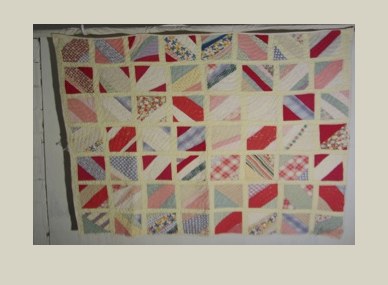 Strippie — Patchwork Quilt, um 1940, USA