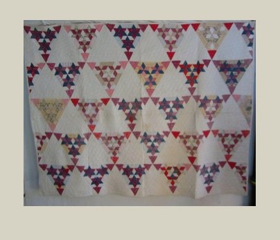 Tristars — Patchwork Quilt, ca. 1900